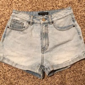 Kendall and Kylie shorts from pacsun